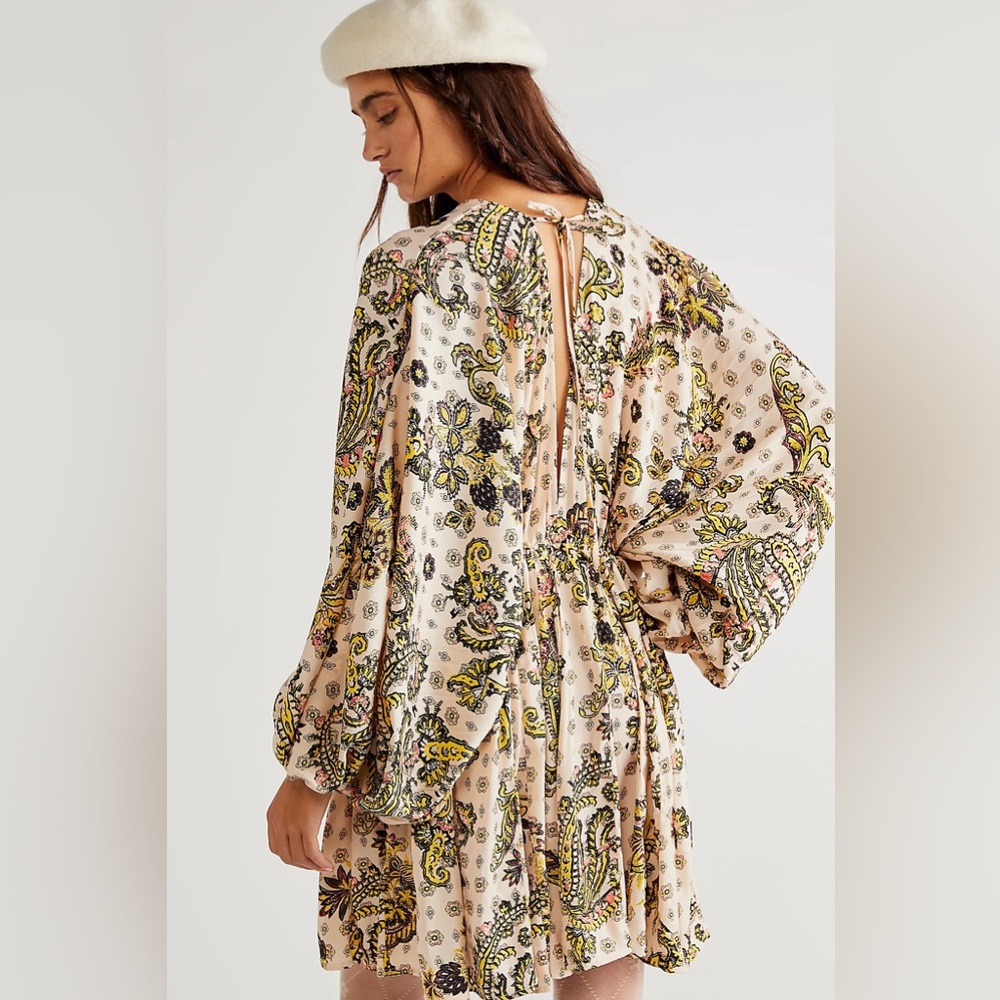 🎉LAST PIECE 🎉FREE PEOPLE Printed Arzel Mini Dress - Picture 3 of 7